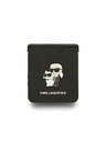 Karl Lagerfeld Karl Lagerfeld PU Saffiano Karl and Choupette Задна корица за Samsung Galaxy Z Flip 7 Black