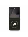 Karl Lagerfeld Karl Lagerfeld PU Karl and Choupette Heads Magnetic Задна корица за Samsung Galaxy Z Flip 7 Black
