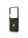 Karl Lagerfeld Karl Lagerfeld PU Karl and Choupette Heads Magnetic Задна корица за Samsung Galaxy Z Flip 7 Black