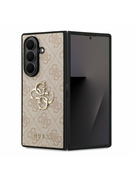 Guess Guess PU 4G Metal Logo Задна корица за Samsung Galaxy Z Fold 7 Pink