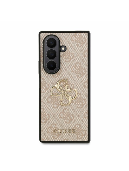 Guess Guess PU 4G Metal Logo Задна корица за Samsung Galaxy Z Fold 7 Pink