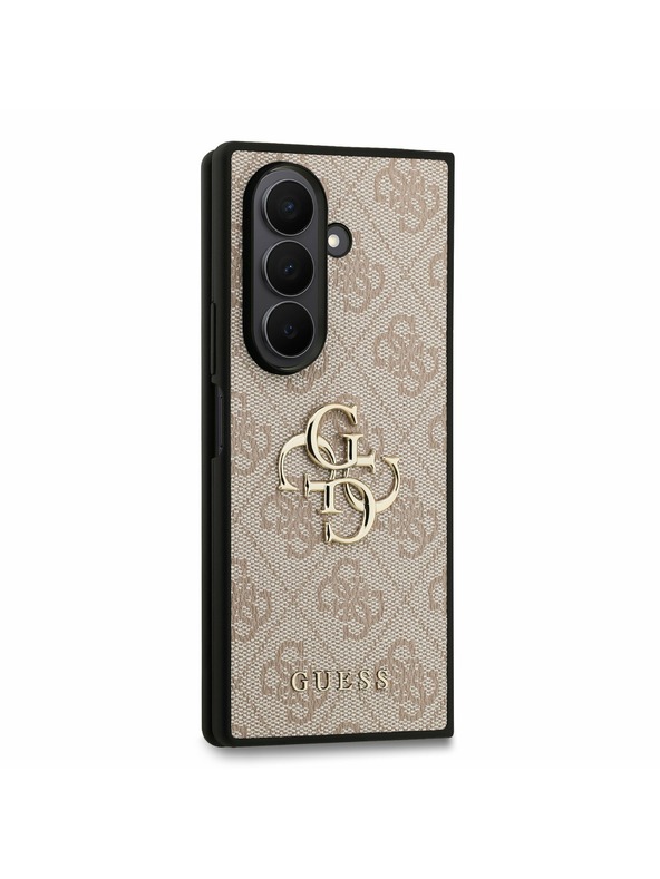 Guess Guess PU 4G Metal Logo Задна корица за Samsung Galaxy Z Fold 7 Pink