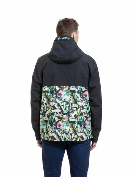 Meatfly Meatfly мъжко street яке Garen Black / Graffiti