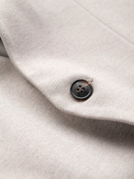 Ombre Clothing Мъжко яке в цвят тен със стояща яка Ombre Clothing