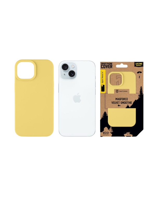 Tactical Tactical MagForce Velvet Smoothie Защитен калъф за Apple iPhone 15 Banana