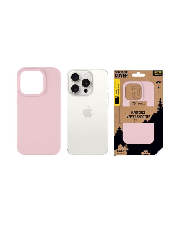 Tactical Tactical MagForce Velvet Smoothie Защитен калъф за Apple iPhone 15 Pro Pink Panther
