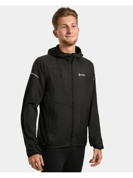 Kilpi Мъжка лека ветроустойчива якета Kilpi ROSA-M Черна