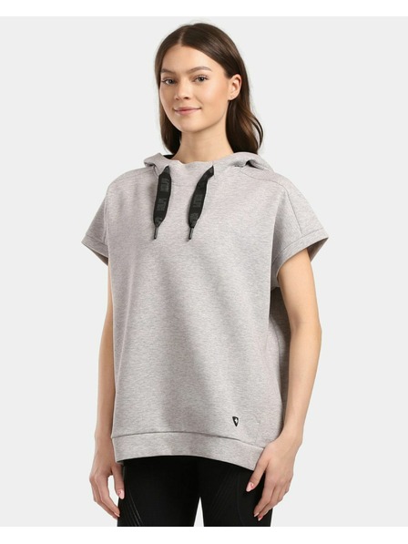 Kilpi Дамски суитшърт с качулка Kilpi DIAN-W Светло сиво