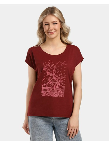 Kilpi Дамска функционална тениска Kilpi ARONY-W Тъмно червена