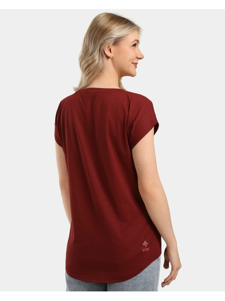Kilpi Дамска функционална тениска Kilpi ARONY-W Тъмно червена