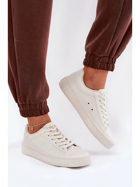 BIG STAR SHOES Дамски кецове от ECO кожа Big Star – бежови