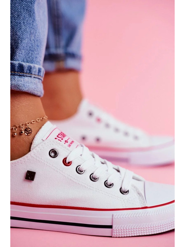 BIG STAR SHOES Легендарни дамски кецове Big Star - бели