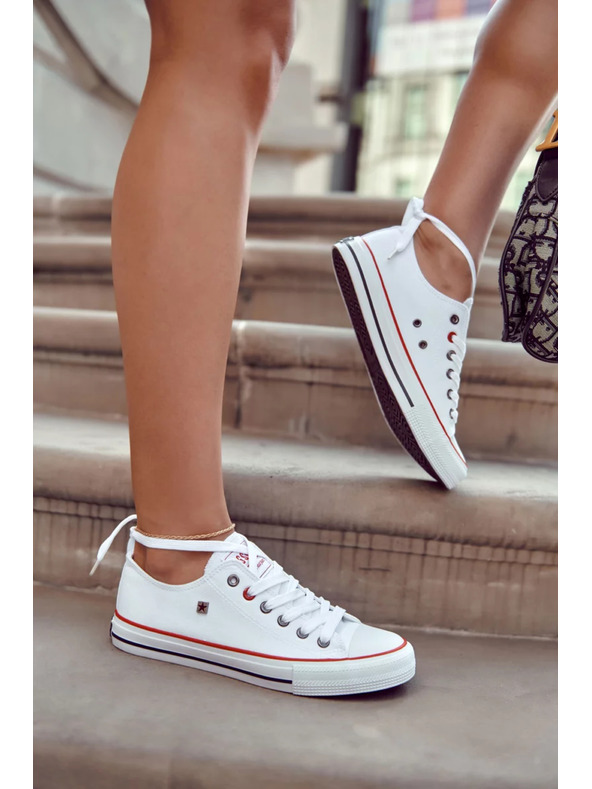 BIG STAR SHOES Легендарни дамски кецове Big Star - бели
