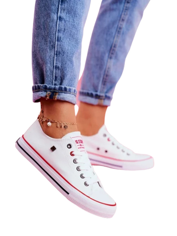 BIG STAR SHOES Легендарни дамски кецове Big Star - бели