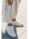 BIG STAR SHOES Дамски кецове на платформа Big Star – бели