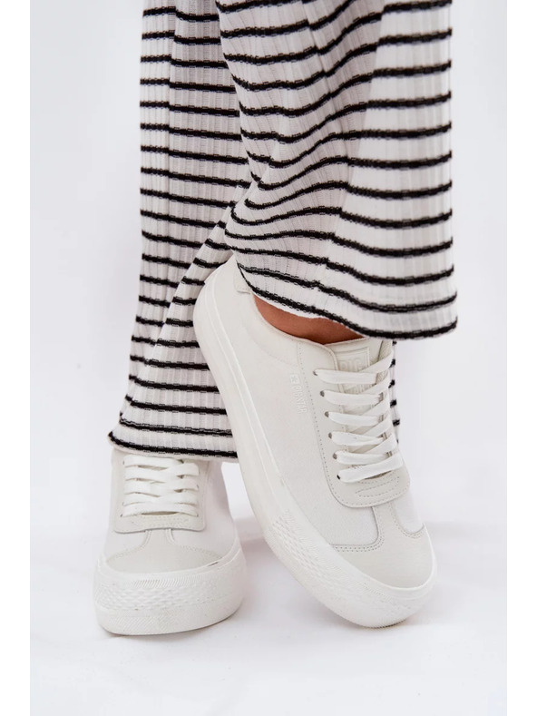 BIG STAR SHOES Дамски кецове на платформа Big Star – бели
