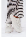 BIG STAR SHOES Дамски кецове на платформа Big Star – бели