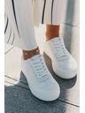 BIG STAR SHOES Дамски кецове на платформа Big Star – бели
