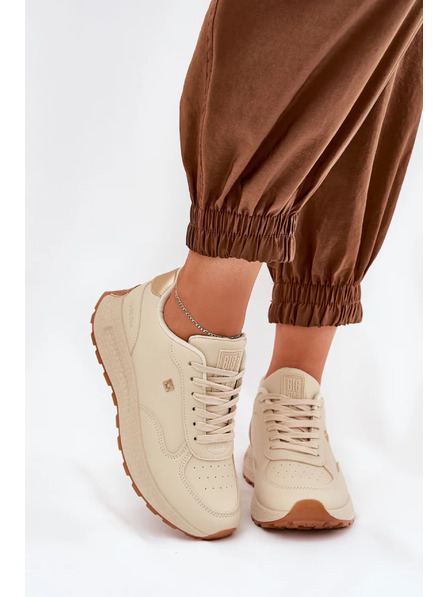 BIG STAR SHOES Дамски спортни обувки Big Star HI-POLY SYSTEM – бежови