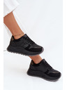 BIG STAR SHOES Дамски затоплени кецове на платформа Big Star HI-POLY SYSTEM – черни