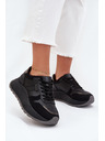BIG STAR SHOES Дамски затоплени кецове на платформа Big Star HI-POLY SYSTEM – черни