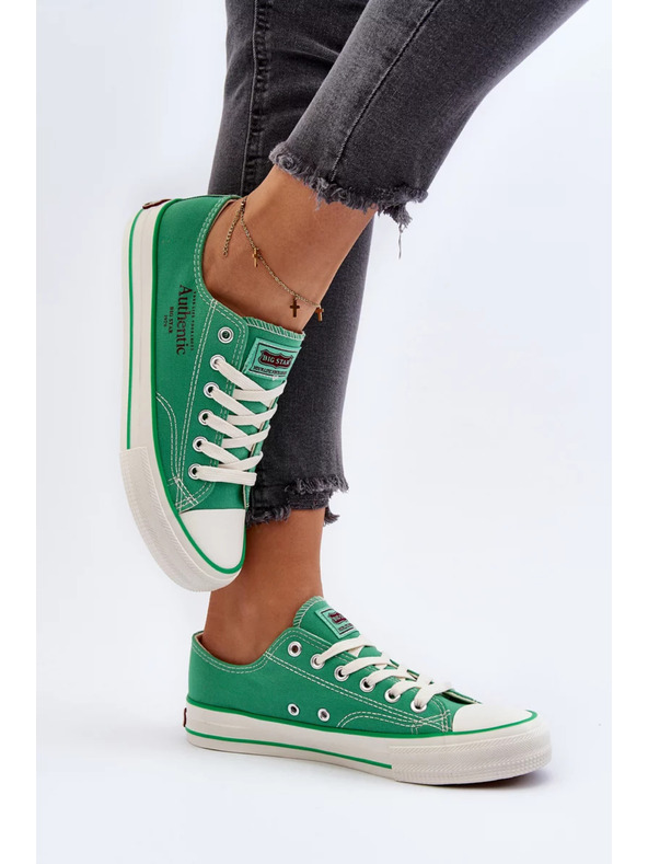BIG STAR SHOES Дамски кецове Big Star – зелени
