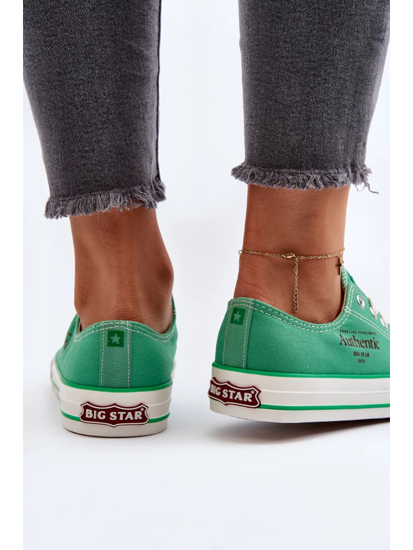 BIG STAR SHOES Дамски кецове Big Star – зелени