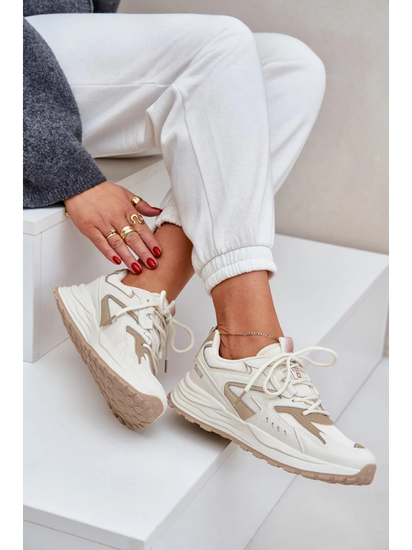 BIG STAR SHOES Женски обувки Big Star HI-POLY SYSTEM – бежови