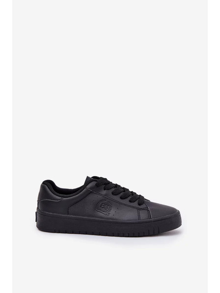 BIG STAR SHOES Женски нискотопни кецове от ECO кожа Big Star – черни