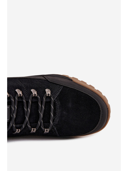 BIG STAR SHOES Мъжки замшени туристически обувки Big Star – черни
