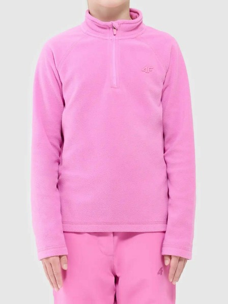 4F Момичешко поларено яке с качулка 4F