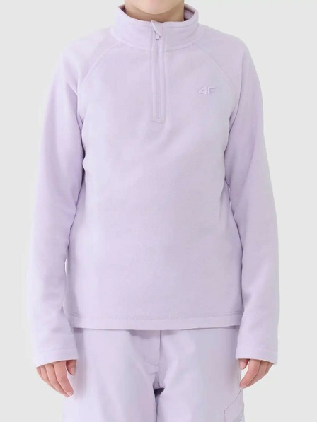 4F Момичешко поларено яке с качулка 4F