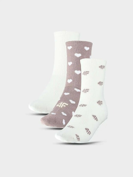 4F Момичешки чорапи 4F F394 (3pack)