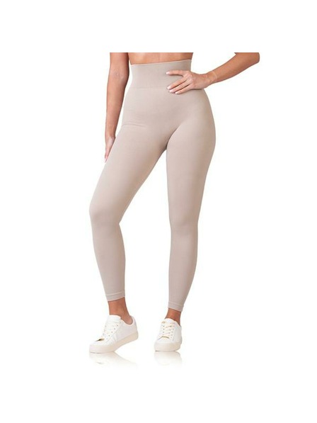 Bellinda RELAX & GO RIB OPTIC LEGGINGS - Дамски модни лосини - taupe