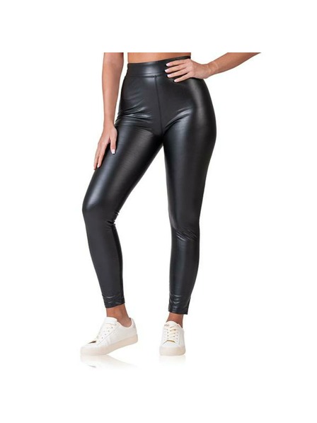 Bellinda RELAX & GO LEATHEROPTIC LEGGINGS - Дамски лосини от кожа - черна
