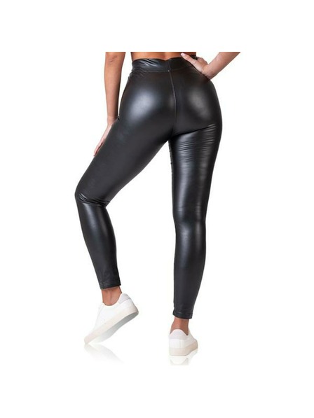 Bellinda RELAX & GO LEATHEROPTIC LEGGINGS - Дамски лосини от кожа - черна