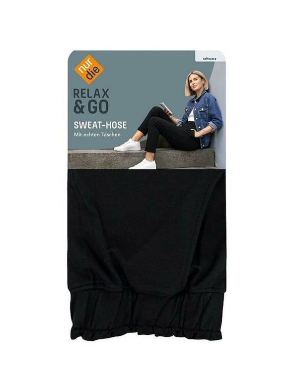 Nur Die NUR DIE SWEAT HOME PANTS - Модерни спортни панталони - черна