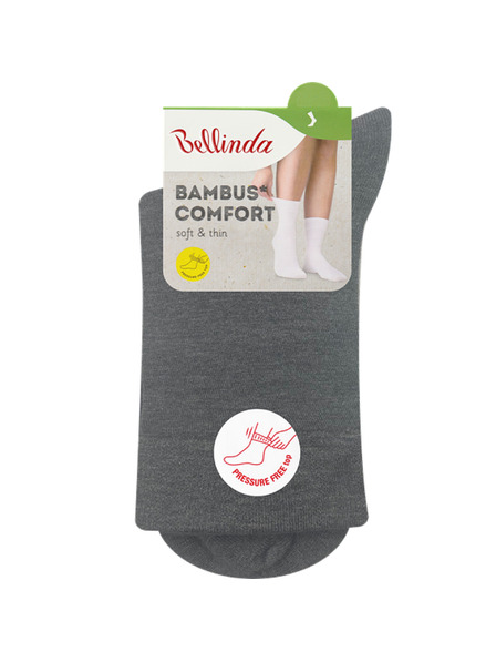 Bellinda BAMBUS LADIES COMFORT SOCKS - Дамски бамбукови чорапи - сива