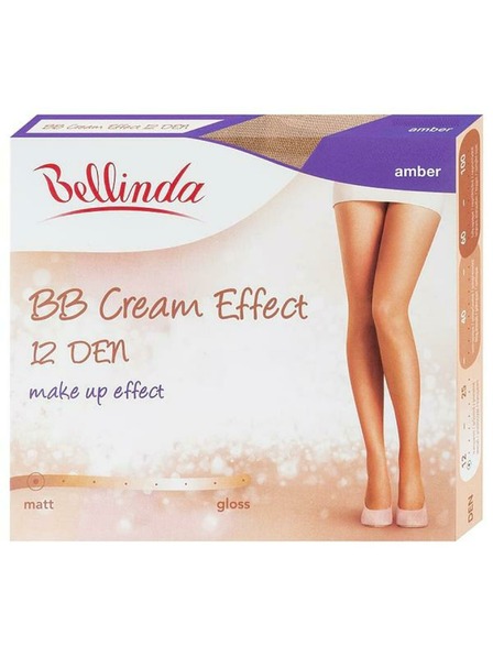 Bellinda BB CREAM 12 DEN - BB cream чорапогащи с ефект на грим - амбър