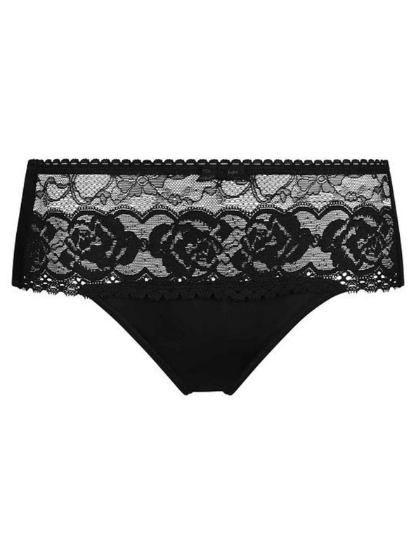 Playtex PLAYTEX RCS FLOWER ELEGANCE MIDI BRIEF - Дамски дантелени бикини - черно