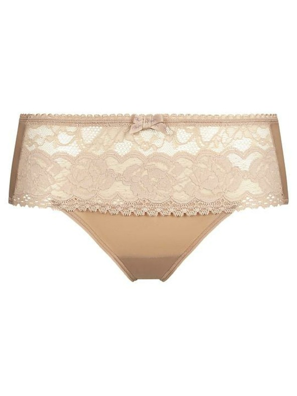 Playtex PLAYTEX RCS FLOWER ELEGANCE MIDI BRIEF - Дамски дантелени бикини - телесно