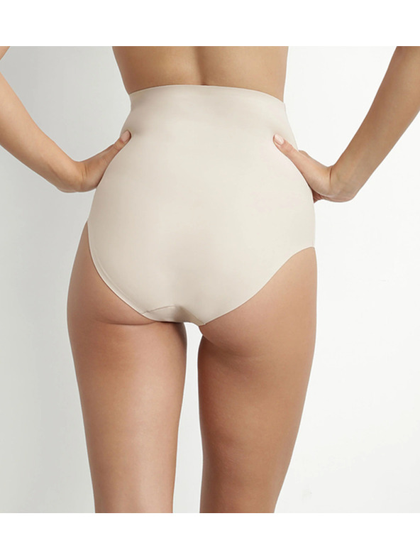 DIM DIM MID WAIST BRIEF - Дамски моделиращ бикини с по-висок пасък - телесен