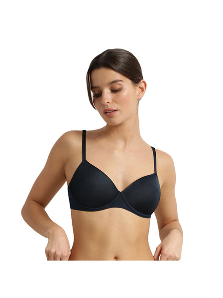 DIM DIM INVISIBLE WIRELESS PADDED BRA - Дамски гладък сутиен без костец - черен