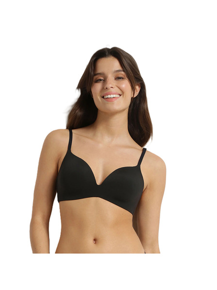 DIM DIM INVISIBLE WIRELESS PADDED BRA - Дамски сутиен без костец - черен