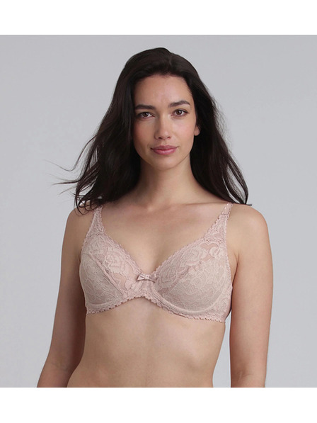Playtex PLAYTEX RCS FLOWER ELEGANCE UNDERWIRE BRA - Дамски дантелен сутиен с костец - телесен