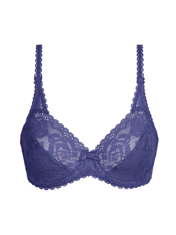 Playtex PLAYTEX RCS FLOWER ELEGANCE UNDERWIRE BRA - Дамски дантелен сутиен с костец - светлосин