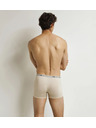 DIM DIM GOTS COTTON STRETCH BOXER 3x - Мъжки боксерки от биологичен памук 3 бр. - зелено - светлокафяво - светлосиньо
