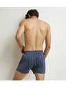 DIM DIM COTTON STRETCH LOOSE BOXER 2x - Мъжки свободни боксерки 2 бр. - тъмнокрасно - тъмносиньо