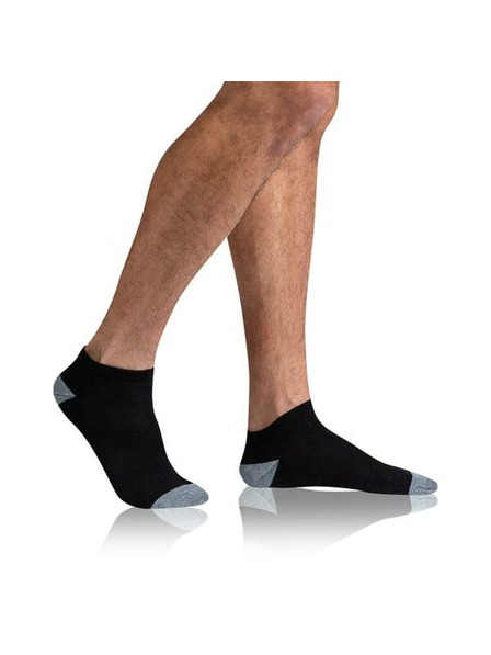 Bellinda SPORT MEN IN-SHOE 3x - Мъжки чорапи до глезена 3 двойки - черно