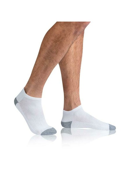 Bellinda SPORT MEN IN-SHOE 3x - Мъжки чорапи до глезена 3 двойки - бяло